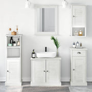 Set namještaja za kupaonicu s ladicama VIGO 5 pcs Antič White