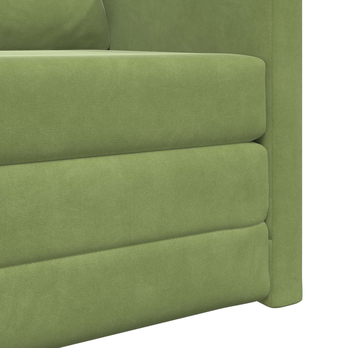 Krevet na razvlačenje Svijetlo zelena 74 x 77 x 81 cm Baršun