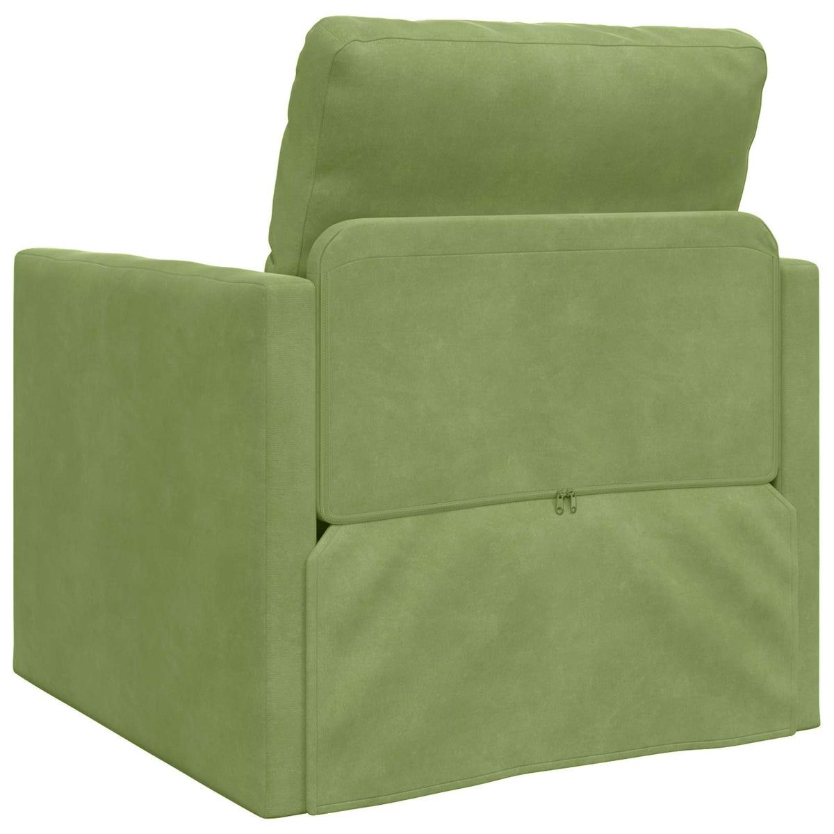 Krevet na razvlačenje Svijetlo zelena 74 x 77 x 81 cm Baršun