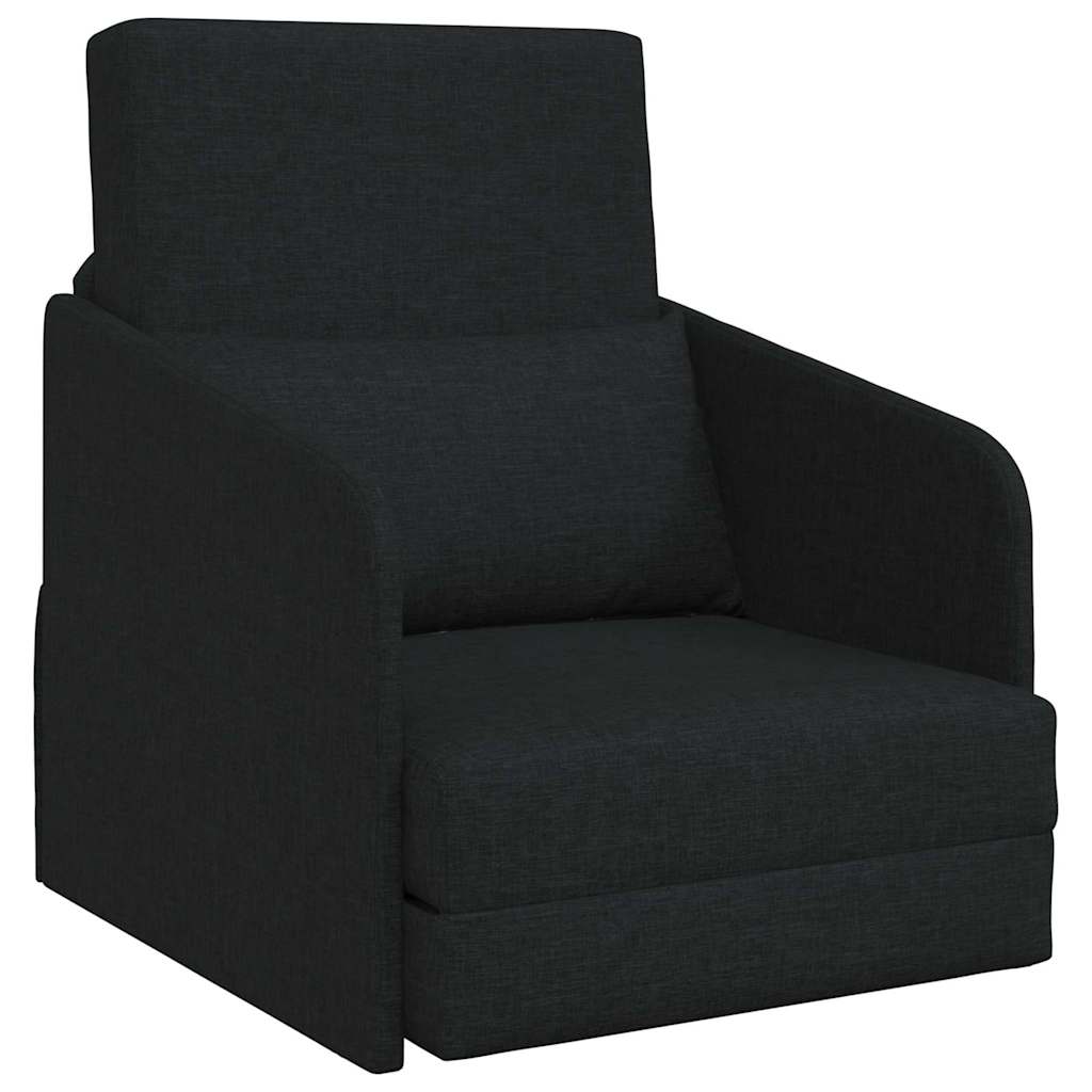 Krevet na razvlačenje Crna 65 x 80 x 83 cm tkanina