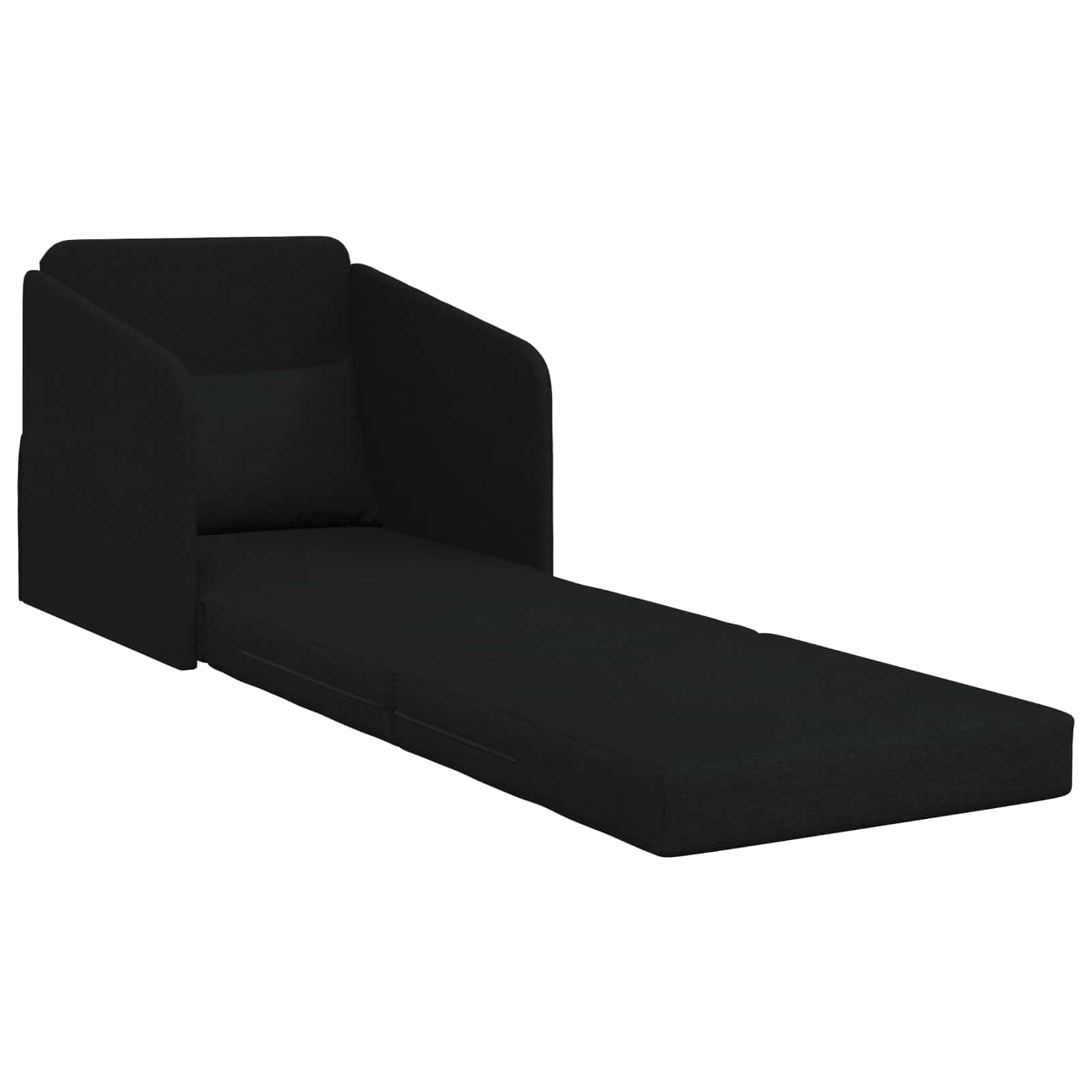 Krevet na razvlačenje Crna 65 x 80 x 83 cm tkanina