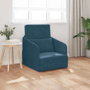 Krevet na razvlačenje Plava 65 x 80 x 83 cm Baršun