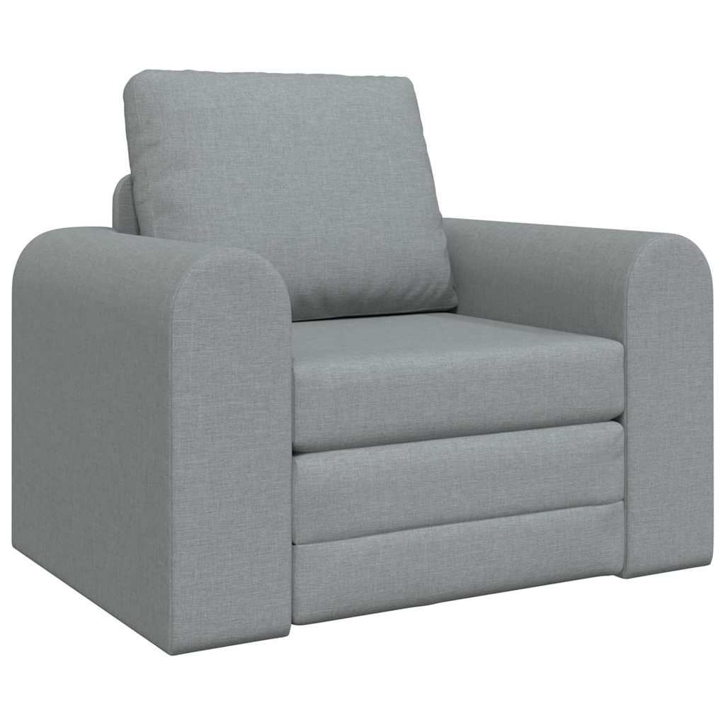 Krevet na razvlačenje Svijetlo siva 98 x 71 x 83 cm tkanina