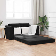 Krevet na razvlačenje Crna 148 x 71 x 83 cm Baršun