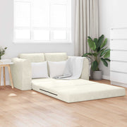 Krevet na razvlačenje Krema 148 x 71 x 83 cm Baršun