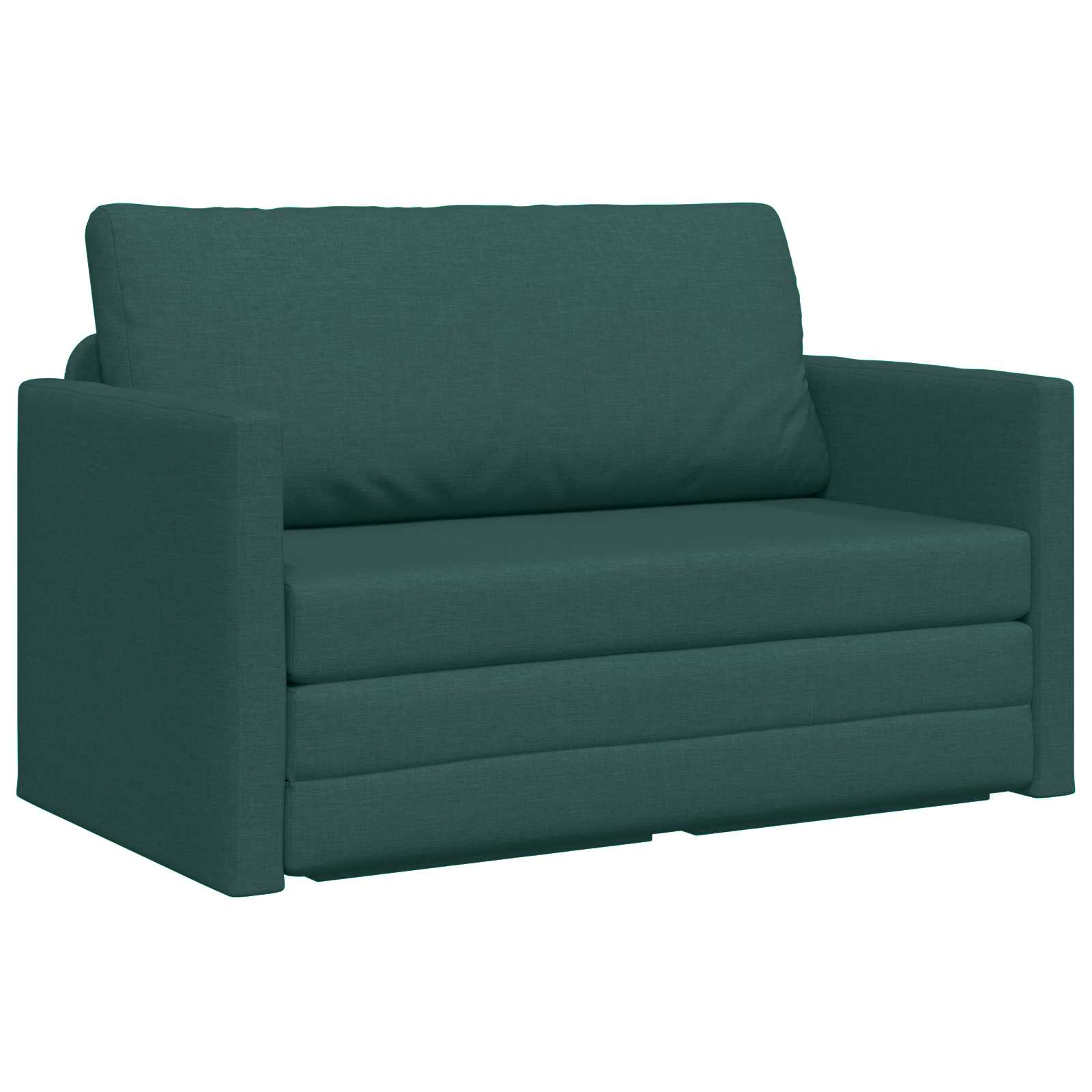 Krevet na razvlačenje 110cm Tamnozelena tkanina