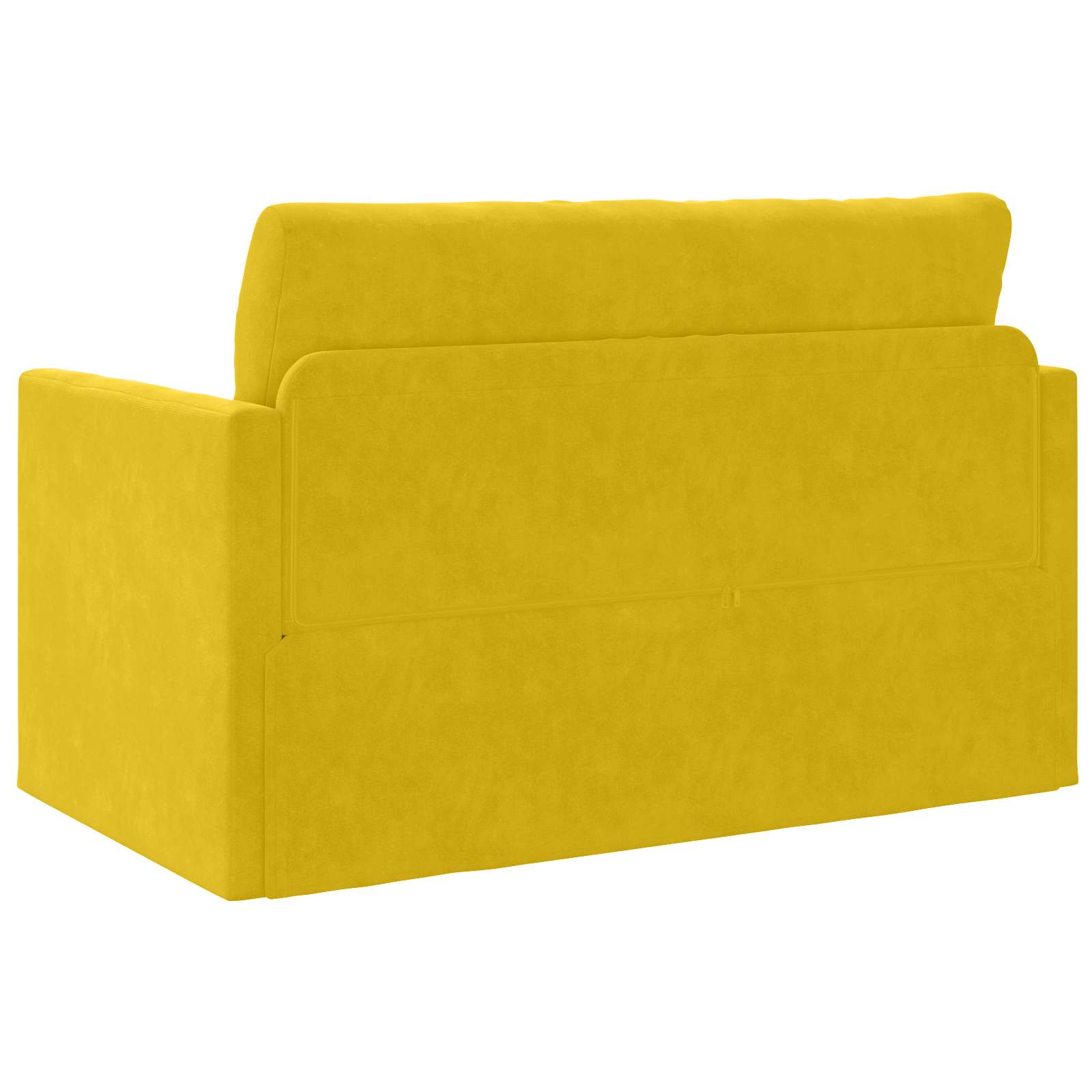 Krevet na razvlačenje Žuta suncokret 124 x 71 x 78 cm Baršun