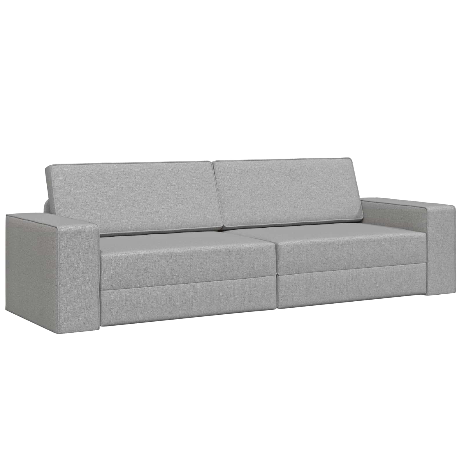 Krevet na razvlačenje Oblačnosiva 245 x 78 x 77 cm tkanina