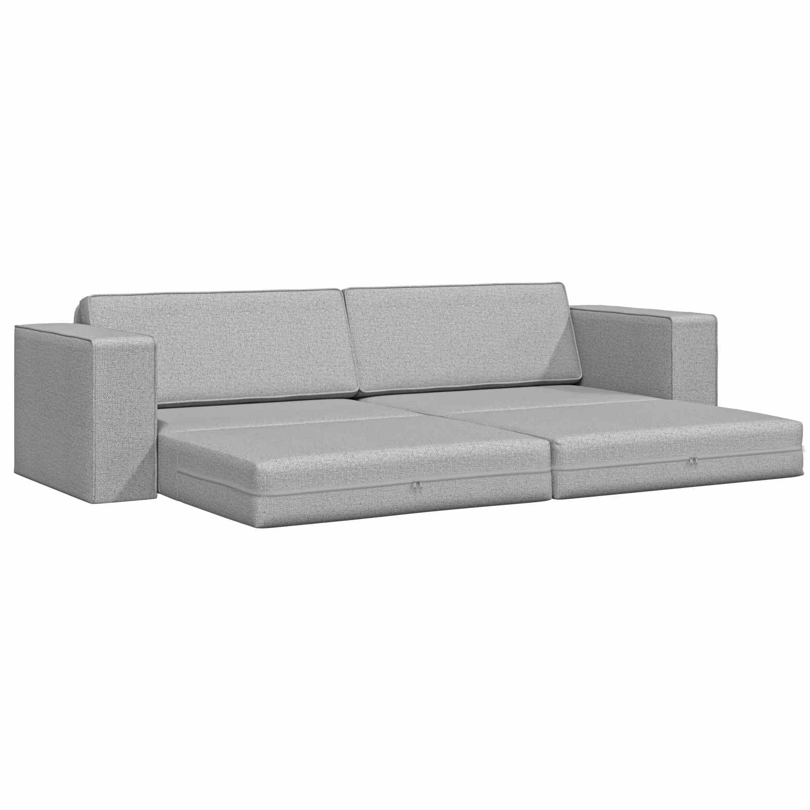 Krevet na razvlačenje Oblačnosiva 245 x 78 x 77 cm tkanina