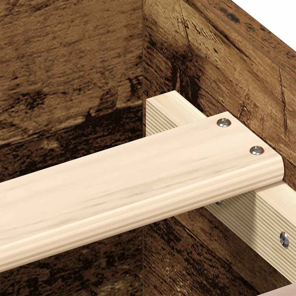 Okvir kreveta bez madraca staro drvo 90x200 cm
