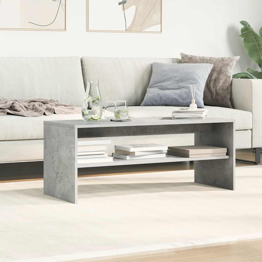 TV ormarić od iverice siva boja betona 100 x 40 x 40 cm