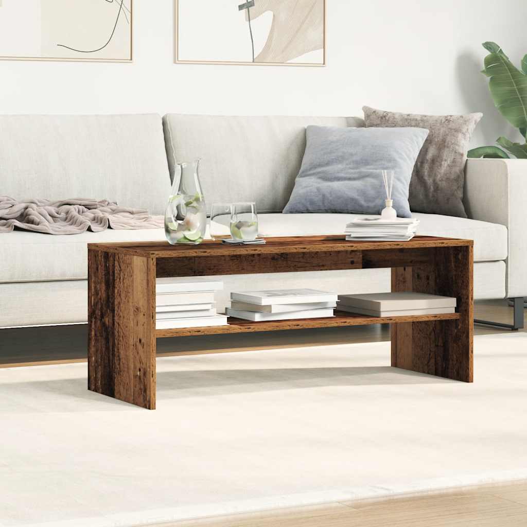 TV ormarić boja staro drvo 100x40x40 cm konstruirano drvo