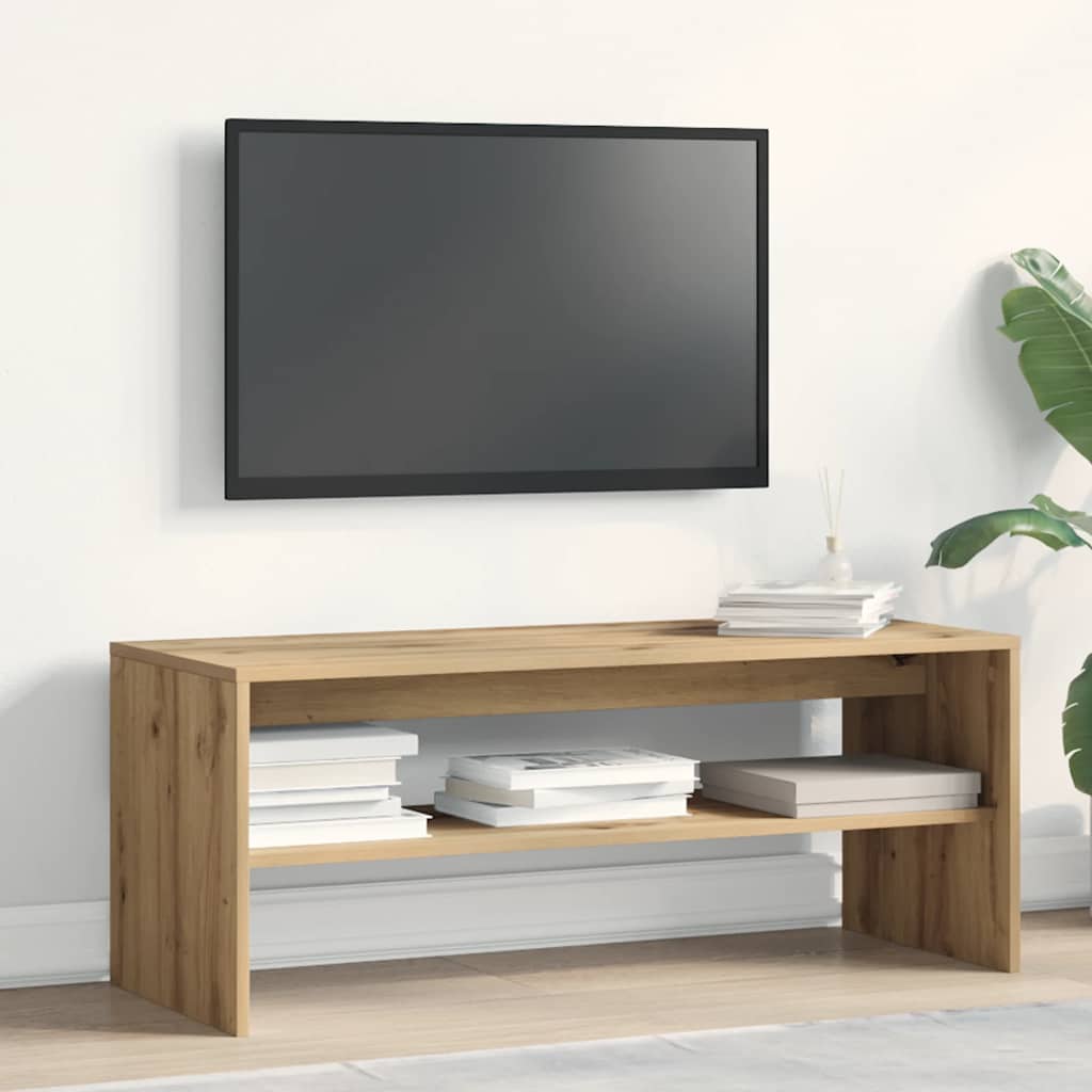TV ormarić boja hrasta artisan 100x40x40 cm konstruirano drvo