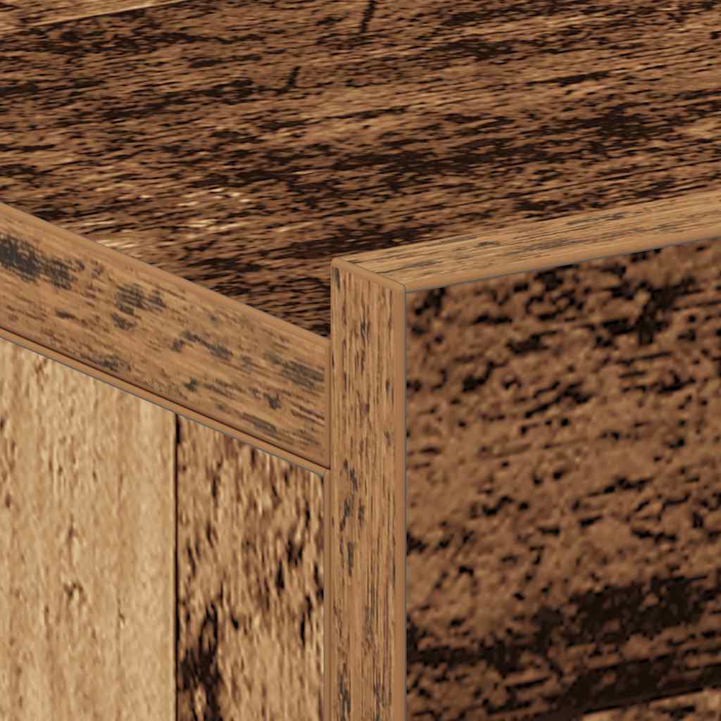 Plutajući noćni ormarić staro drvo 40x32x15cm konstruirano drvo