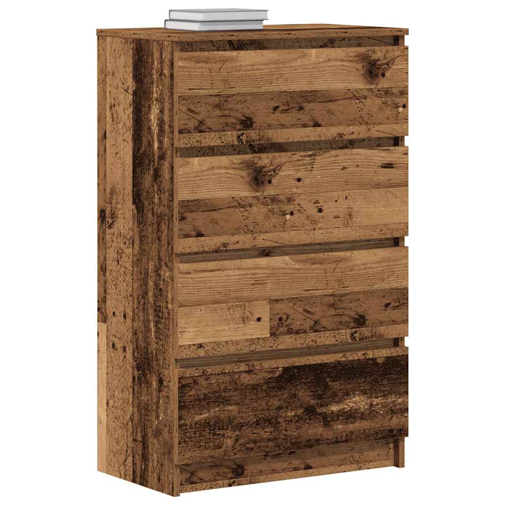 Komoda staro drvo 60x35x98,5 cm konstruirano drvo