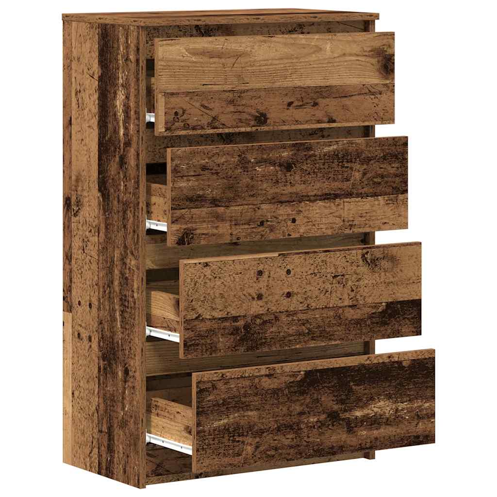 Komoda staro drvo 60x35x98,5 cm konstruirano drvo