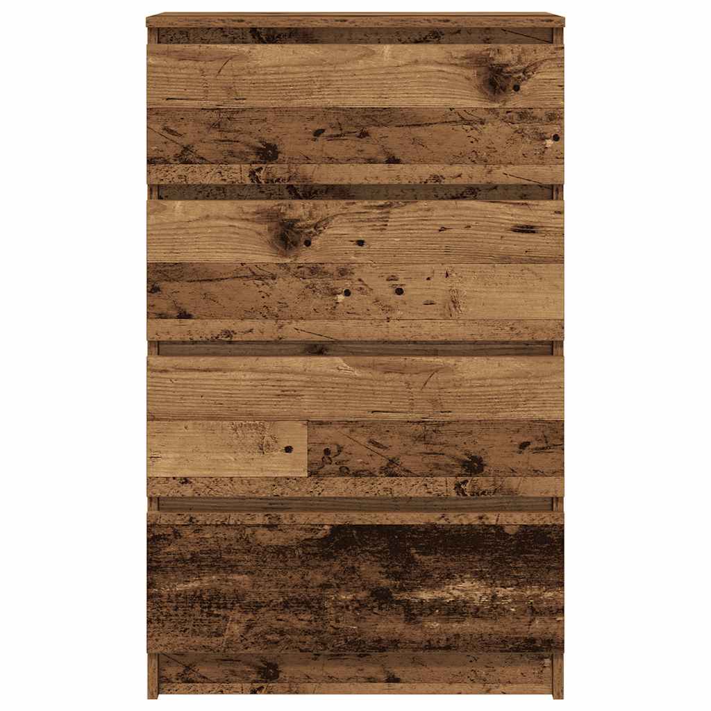 Komoda staro drvo 60x35x98,5 cm konstruirano drvo