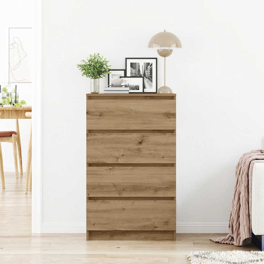 Komoda Artisan hrast 60x35x98,5 cm izrađeno drvo