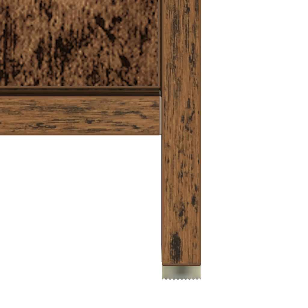 Kupaonski ormarić za umivaonik staro drvo 60x33x60 cm