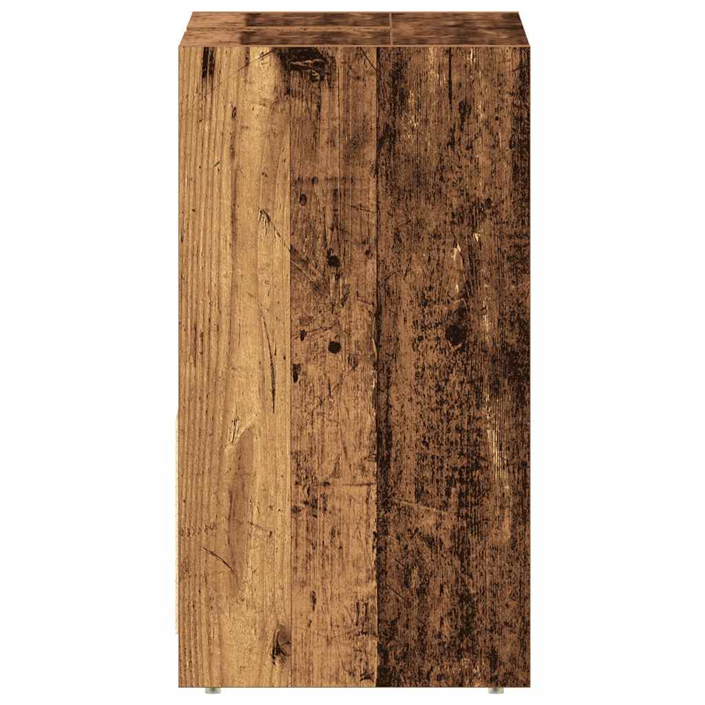 Kupaonski ormarić za umivaonik staro drvo 60x33x60 cm