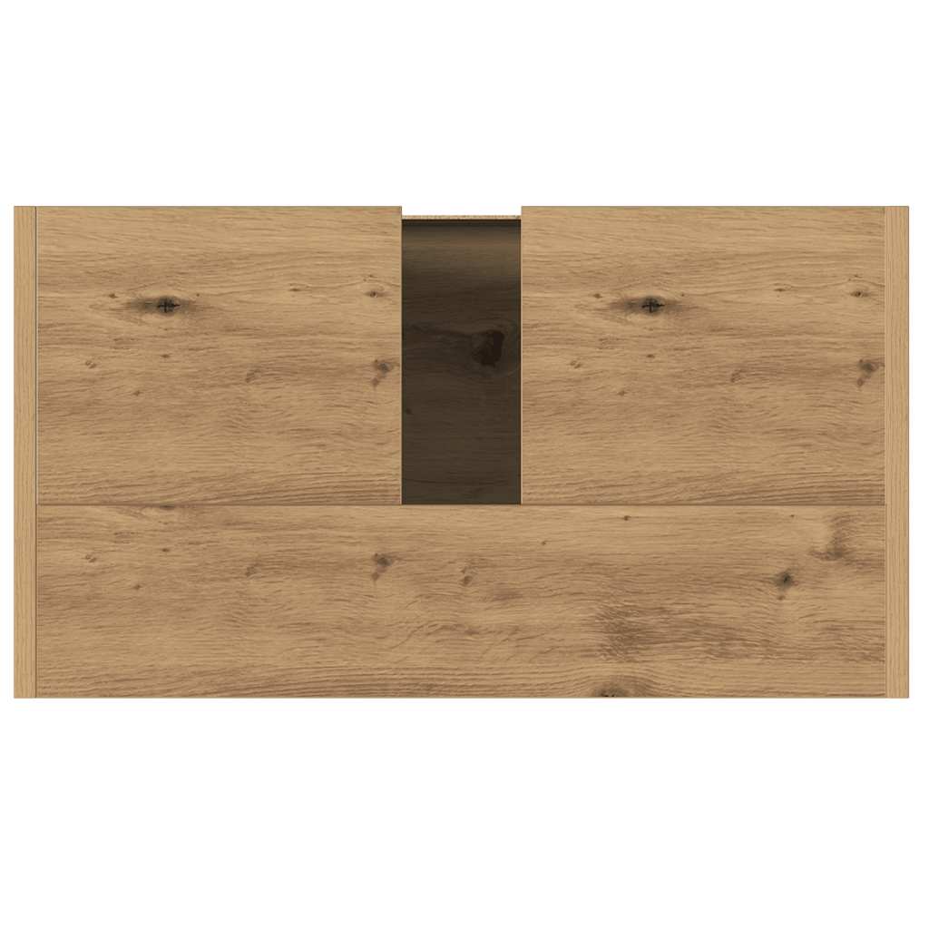 Ormarić za umivaonik smeđa boja hrasta 60x33x60 cm drveni