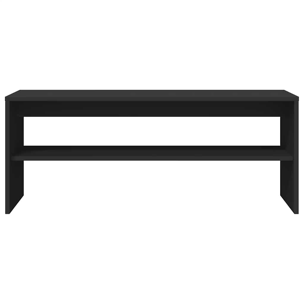 TV ormarić od iverice crni 100 x 40 x 40 cm