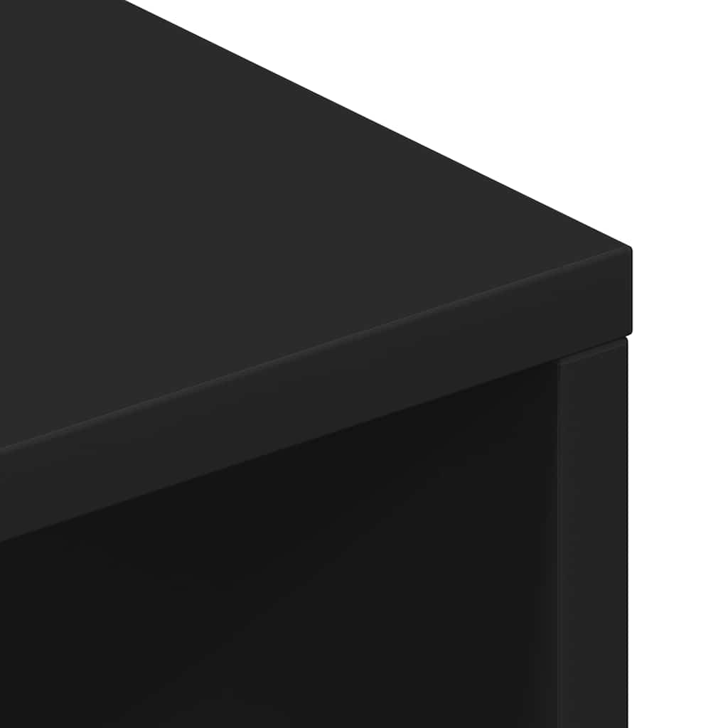 TV ormarić od iverice crni 100 x 40 x 40 cm