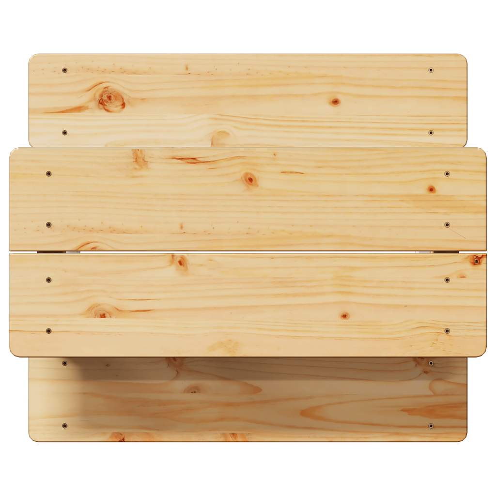 Dječji stol s klupama IRUN bijeli 90x79,5x50cm puno drvo