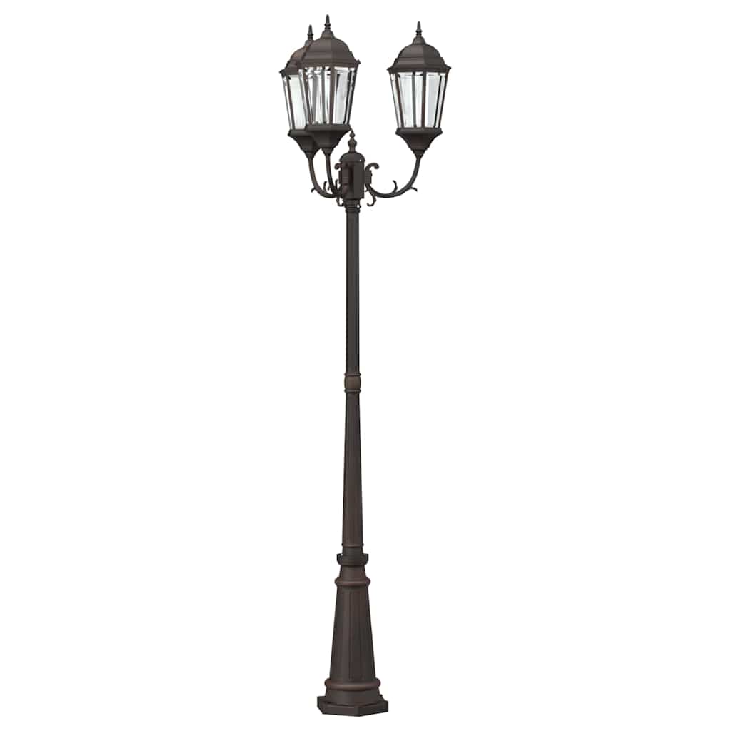 Vrtno svjetlo Bronzana 61 x 53 x 235 cm Aluminij i staklo