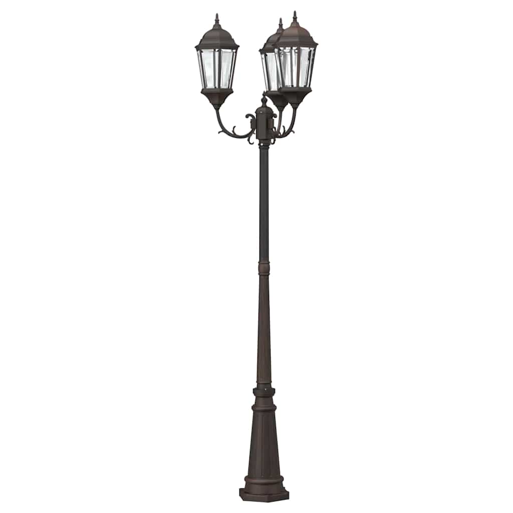Vrtno svjetlo Bronzana 61 x 53 x 235 cm Aluminij i staklo