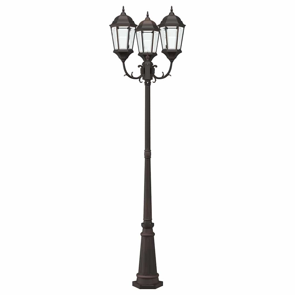 Vrtno svjetlo Bronzana 61 x 53 x 235 cm Aluminij i staklo