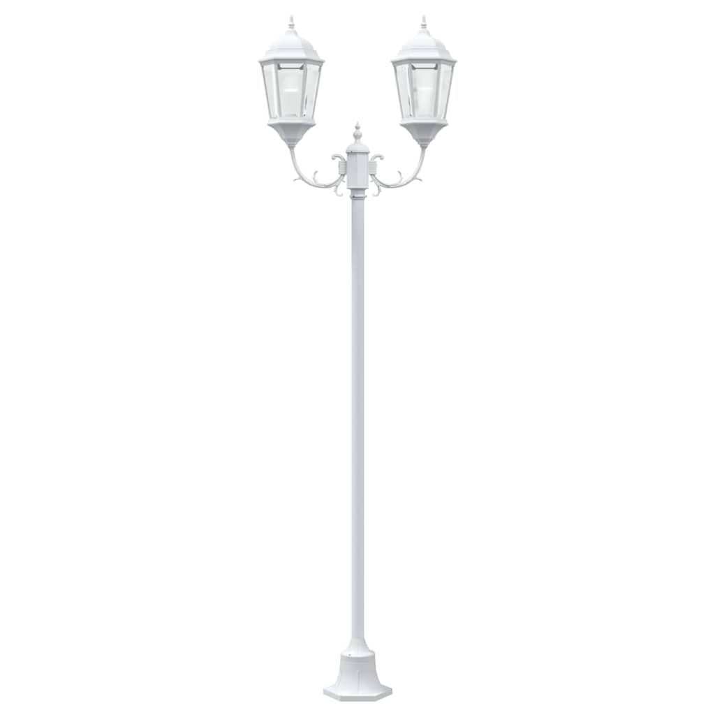 Vrtno svjetlo Bijelo 68 x 20 x 235 cm Aluminij i staklo