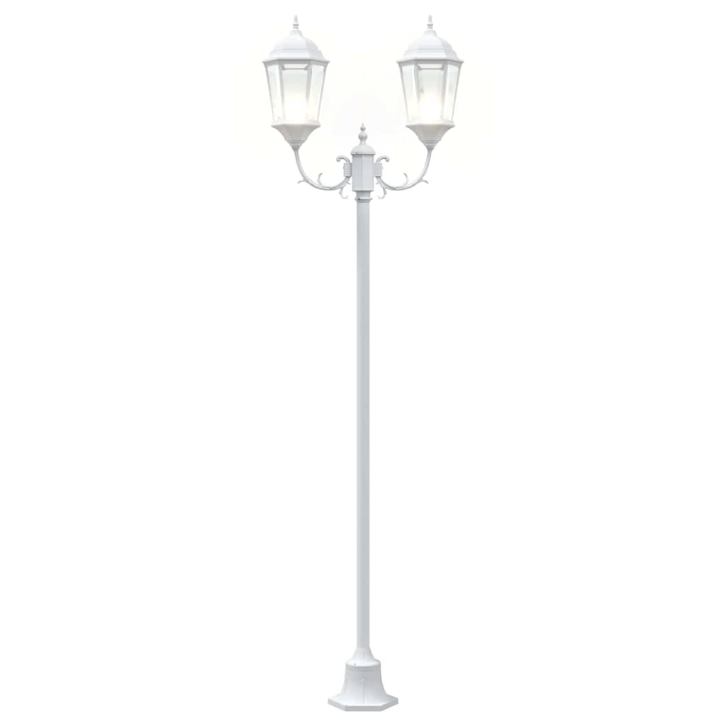 Vrtno svjetlo Bijelo 68 x 20 x 235 cm Aluminij i staklo