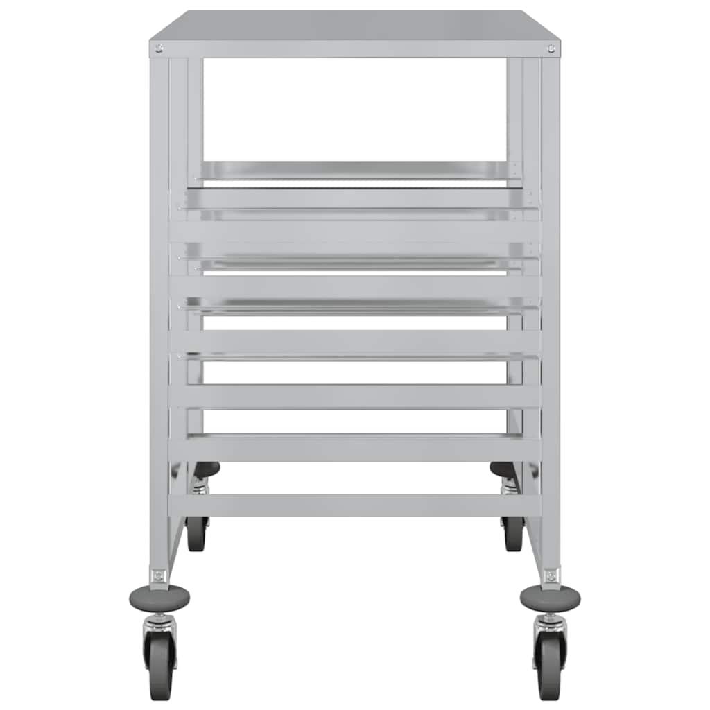 Kolica za pladnjeve s 12 GN posuda 75x55x87 cm Nehrđajući čelik