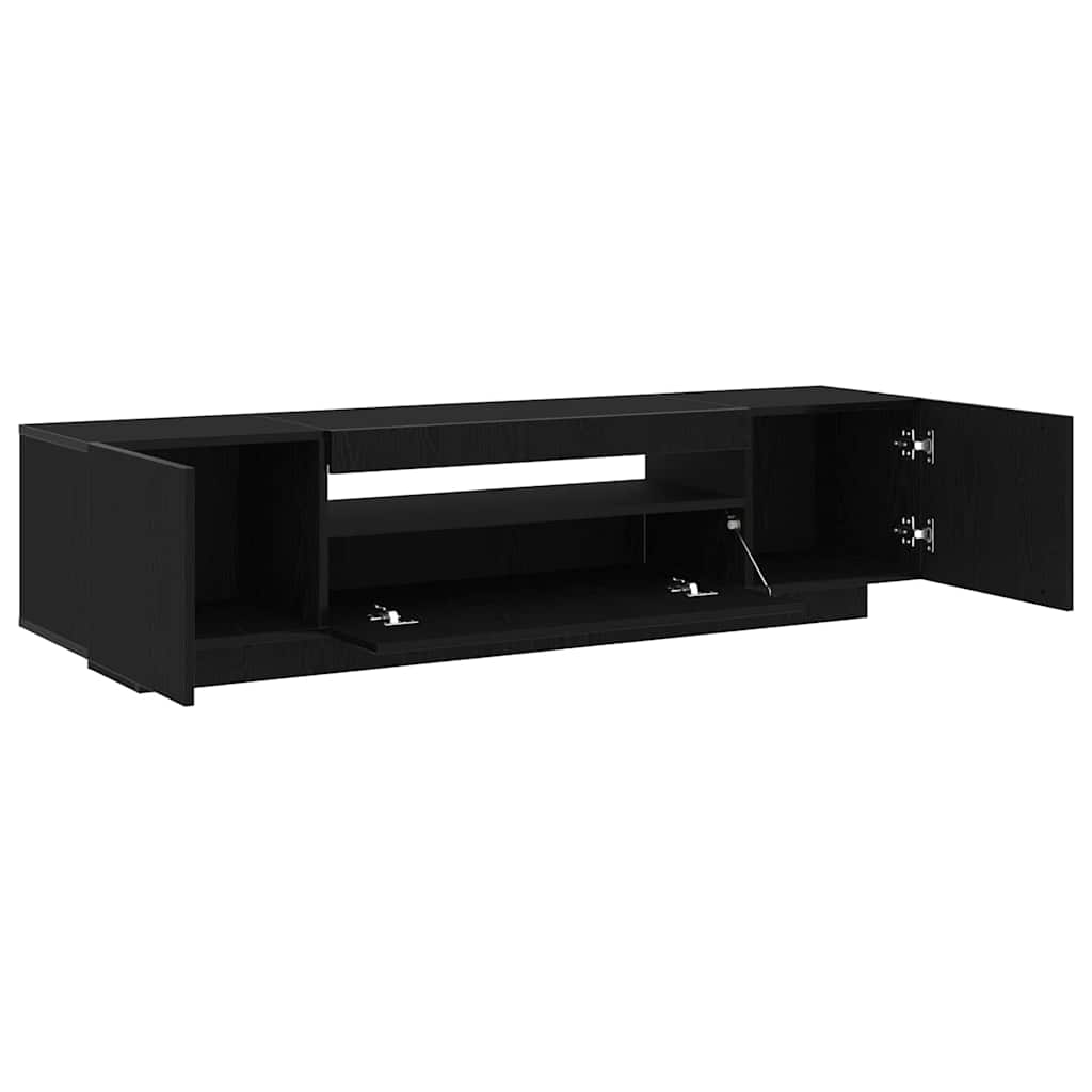 TV ormar Crna 160 x 35 x 40 cm Konstruirano drvo