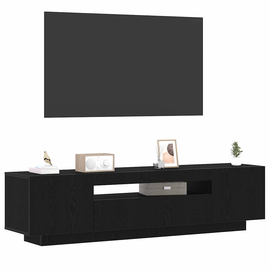 TV ormar Crna 160 x 35 x 40 cm Konstruirano drvo