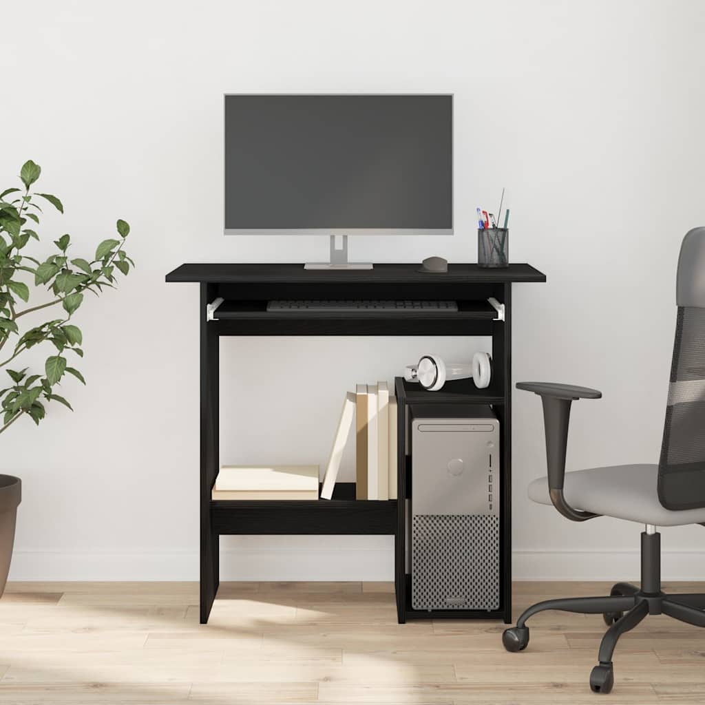 Stol crni hrast 80x45x74 cm konstruirano drvo
