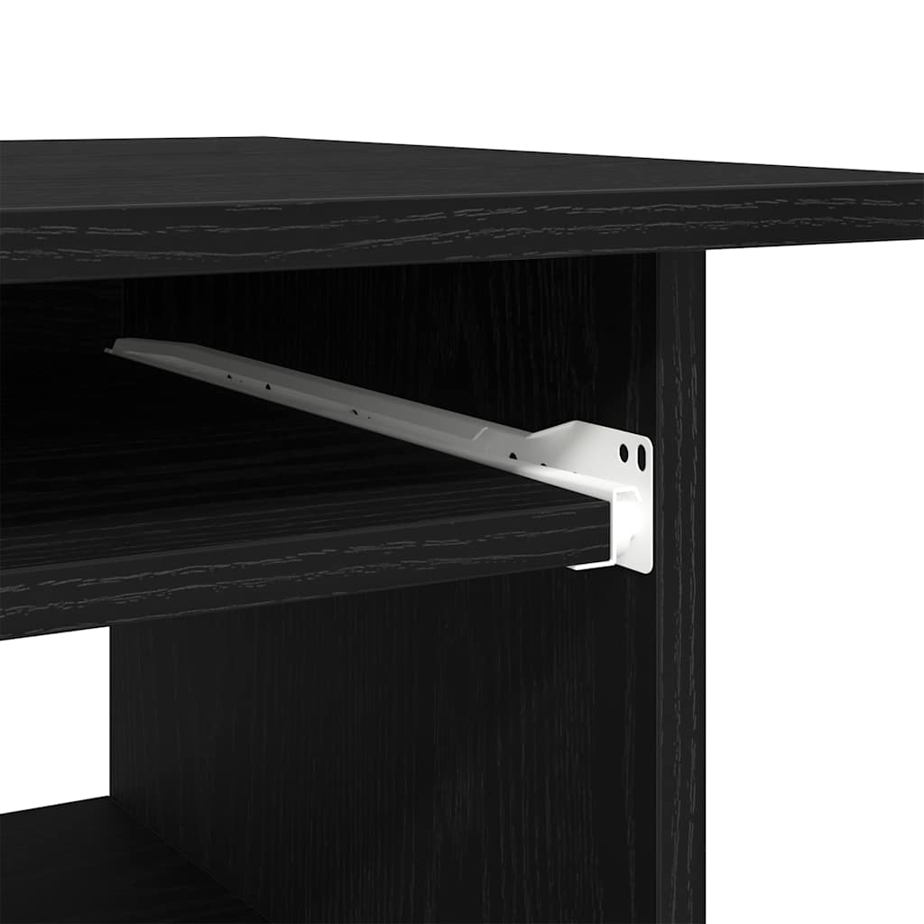 Stol crni hrast 80x45x74 cm konstruirano drvo