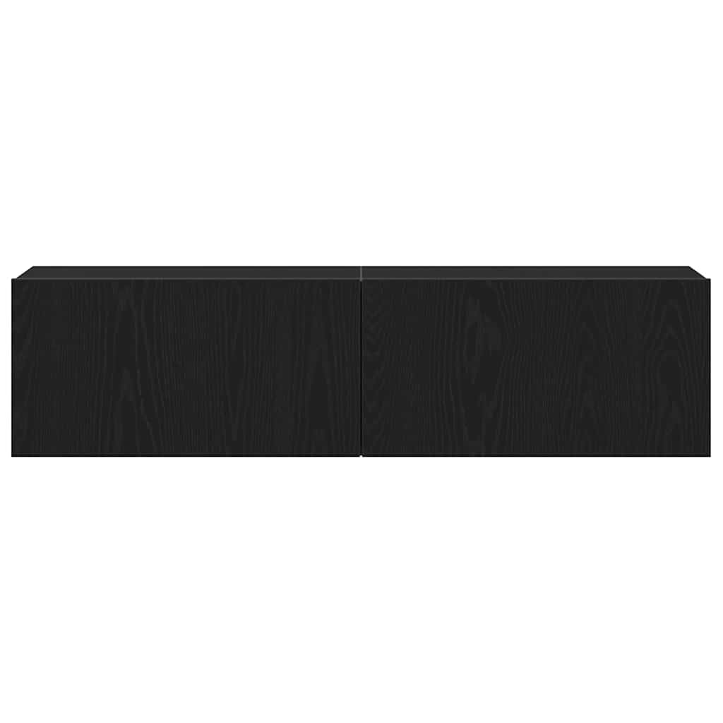 TV ormarić crni hrast 120x30x30,5 cm konstruirano drvo