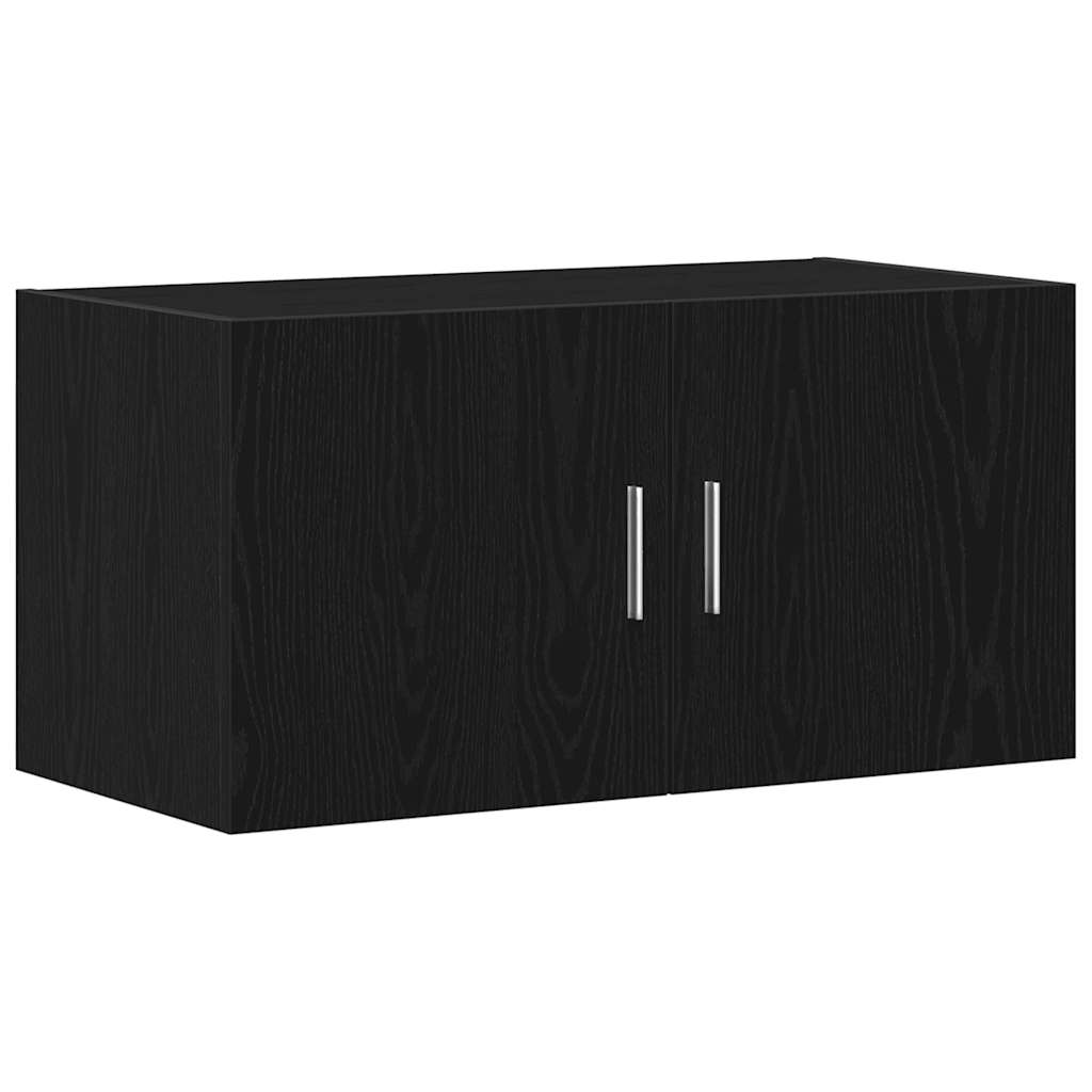 Zidni ormar crni hrast 80x39x40 cm konstruirano drvo