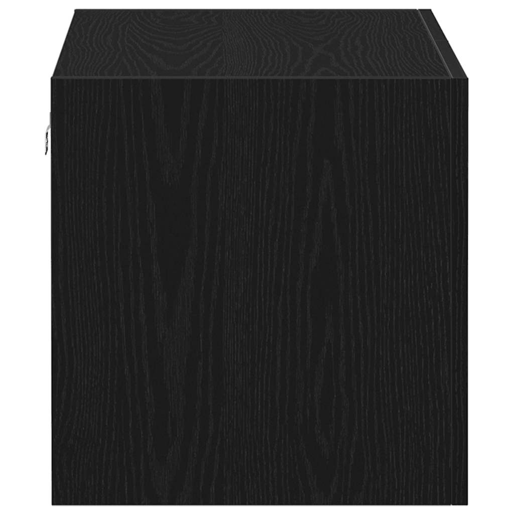 Zidni ormar crni hrast 80x39x40 cm konstruirano drvo
