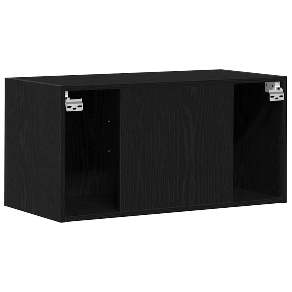 Zidni ormar crni hrast 80x39x40 cm konstruirano drvo