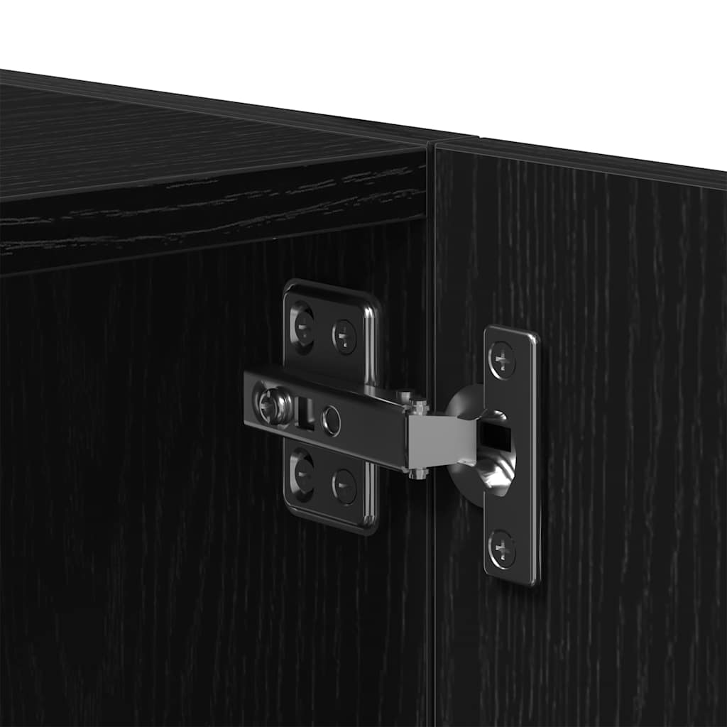 Zidni ormar crni hrast 80x39x40 cm konstruirano drvo