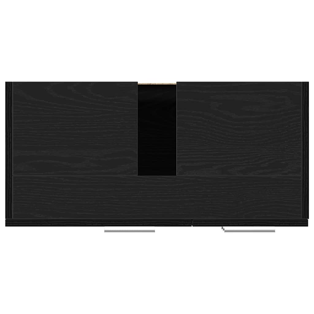 Ormarić za umivaonik crni hrast 63x30x54 cm inženjerski drvo