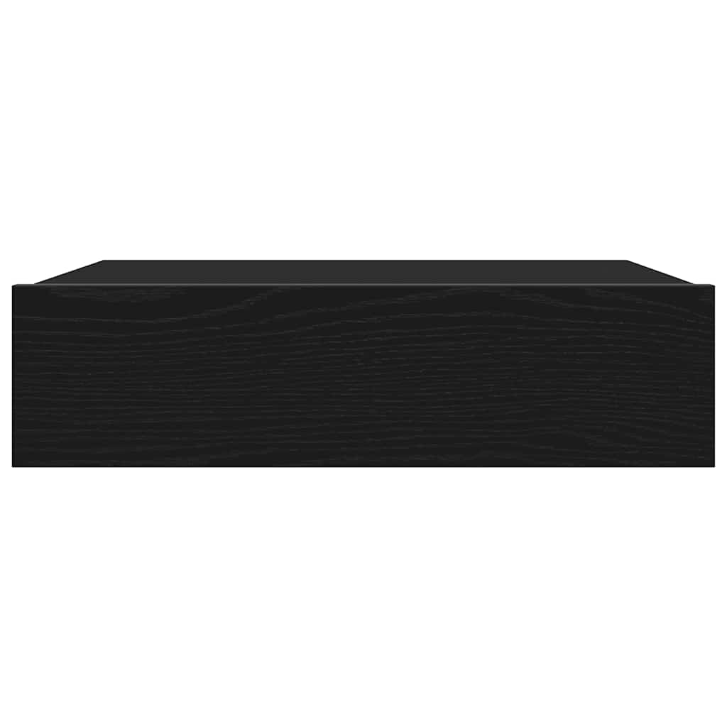 TV ormarić s LED svjetlima crni hrast 60x35x15,5 cm