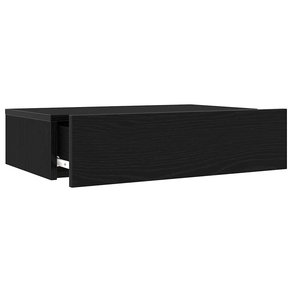 TV ormarići s LED svjetlima 2 kom. crni hrast 60x35x15,5 cm