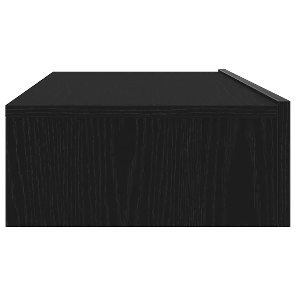 TV ormarići s LED svjetlima 2 kom. crni hrast 60x35x15,5 cm