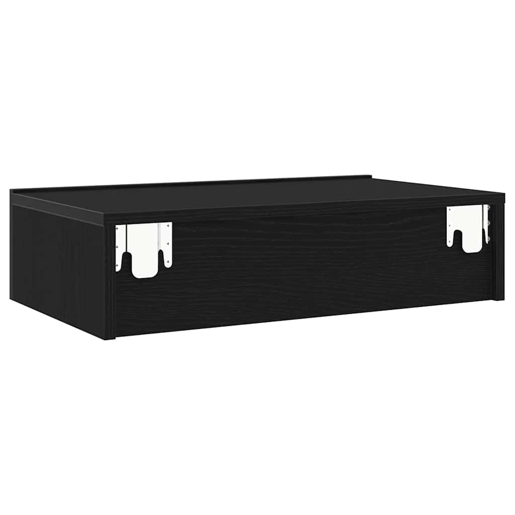 TV ormarići s LED svjetlima 2 kom. crni hrast 60x35x15,5 cm