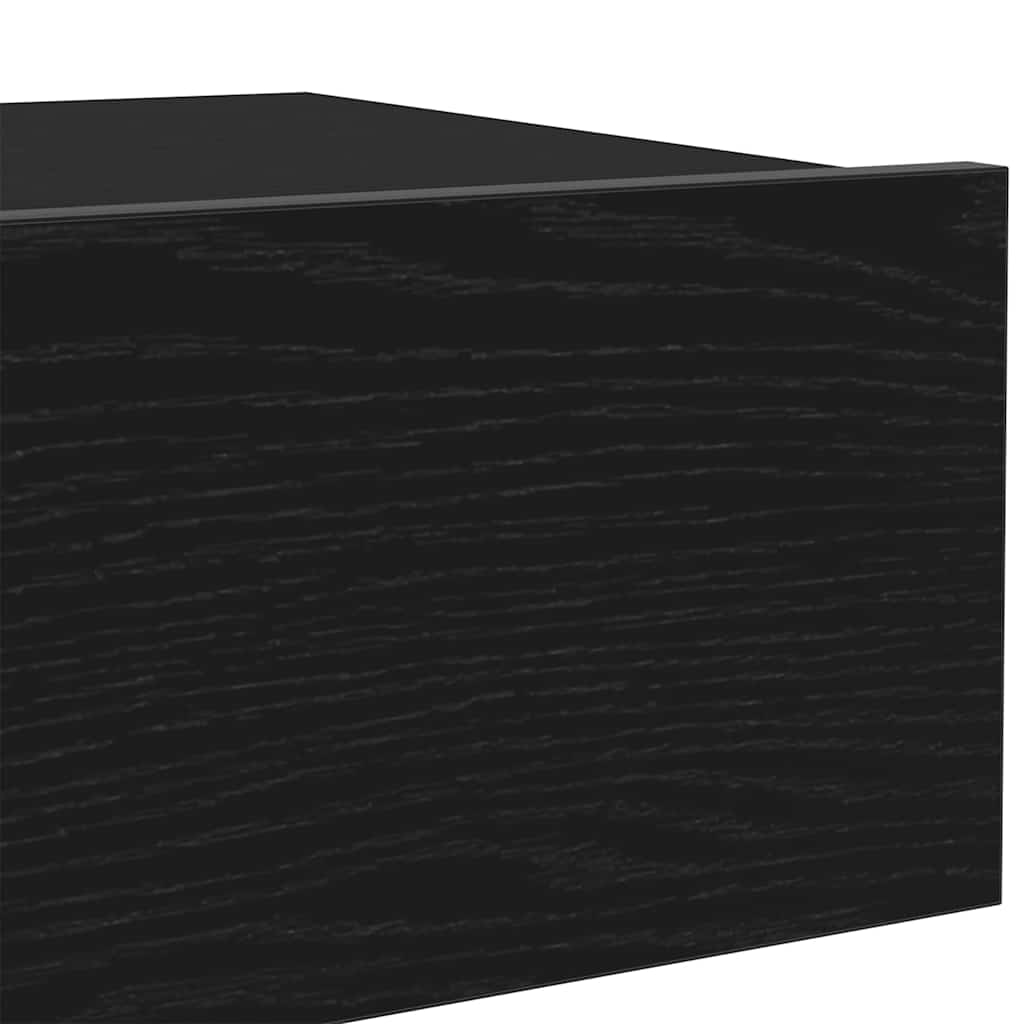 TV ormarići s LED svjetlima 2 kom. crni hrast 60x35x15,5 cm