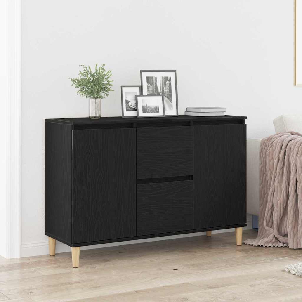 Kreveta s ladicama Crna 102 x 35 x 60 cm Konstruirano drvo